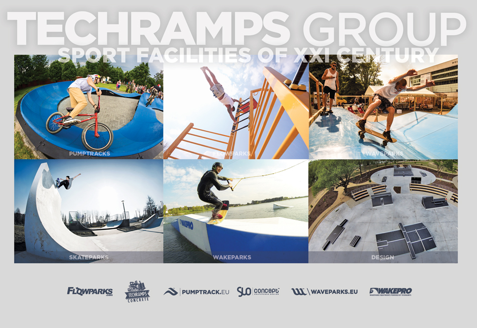 Instalaciones deportivas de grupo techramps