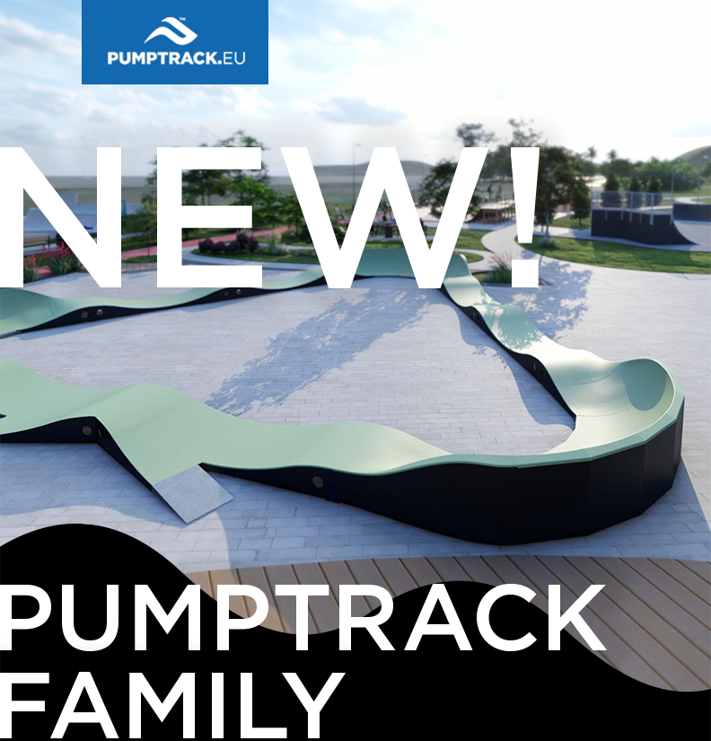 Modular and composite pumptracks design and construction of bike tracks