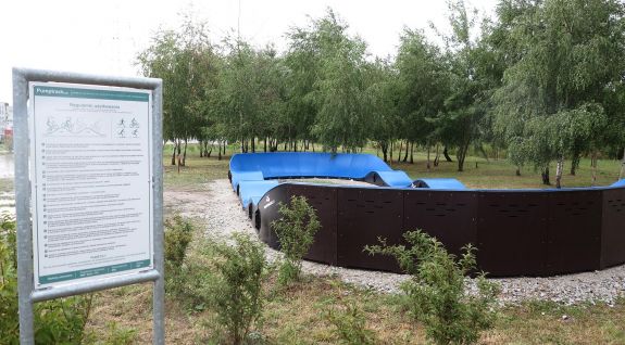 Komposit pumptrack tilpasset til alle brugere