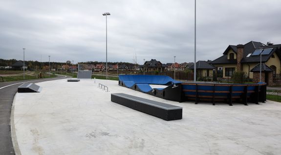 Pumptrack tilpasset til skateboarding