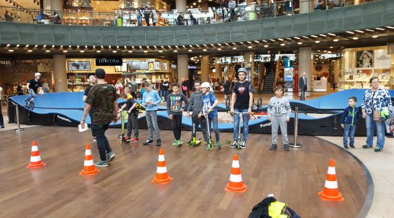 pumptrack on event in shopping center in Lublin (PL)