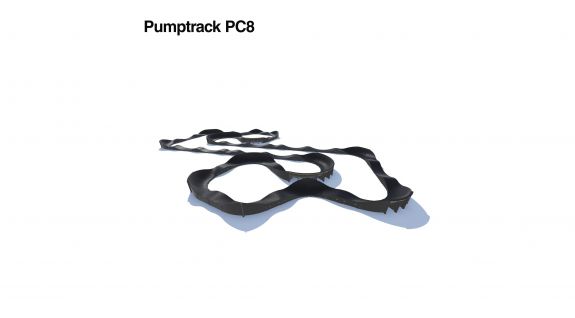 Modulära pumptrack PC8