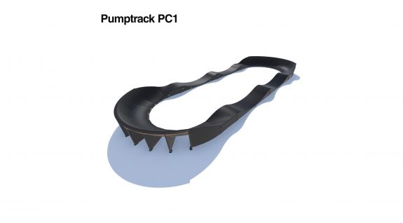Modulární pumptrack PC1