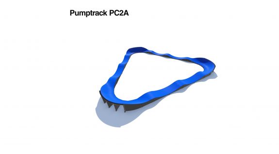 Pumptrack PC2A - fietsbaan
