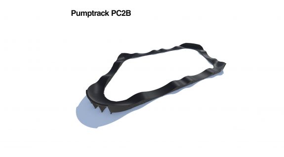 Pumptrack PC2B - fietsbaan