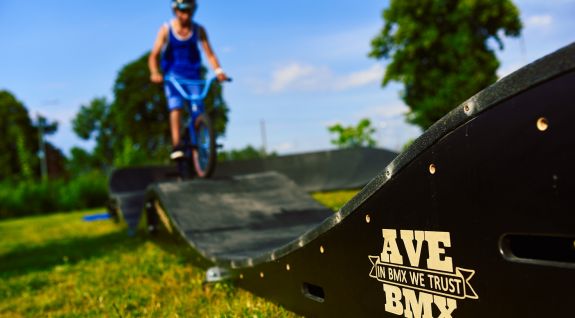 Een niet-stationair fietspad is een attractie van het evenement