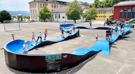 Bicycle playground or composite pumptrack