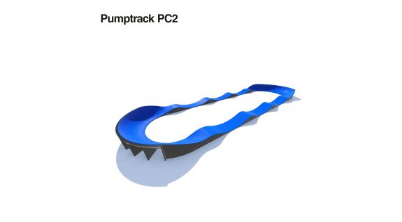 General view on the modular Pumptrack PC2