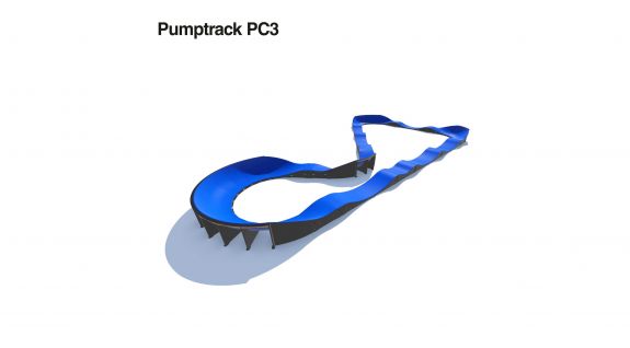 General view on the modular Pumptrack PC3