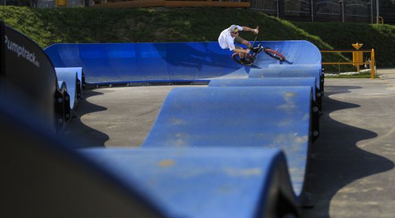 Modułowy Pumptrack - rider: Dawid Dobija