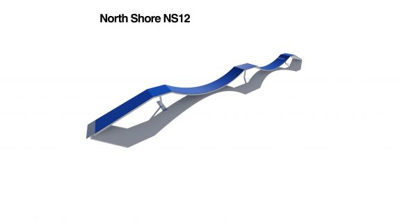 Wizualizacja kładki North Shore NS12