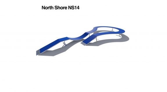 Render kładki North Shore NS14