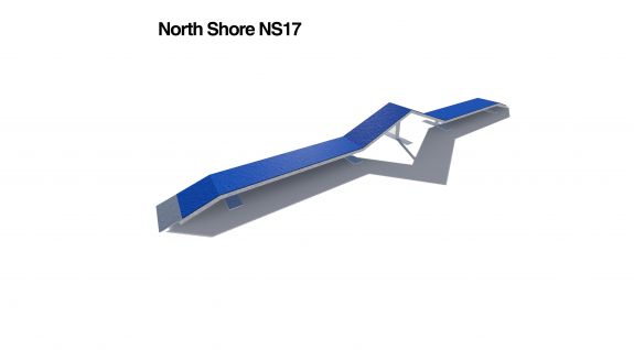 Render kładki rowerowej North Shore NS17