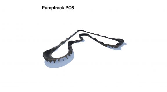 PC6 modulbasert pumptrack