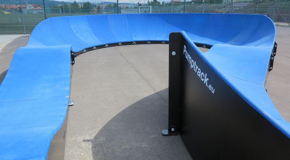 side view of the pumptrack modular