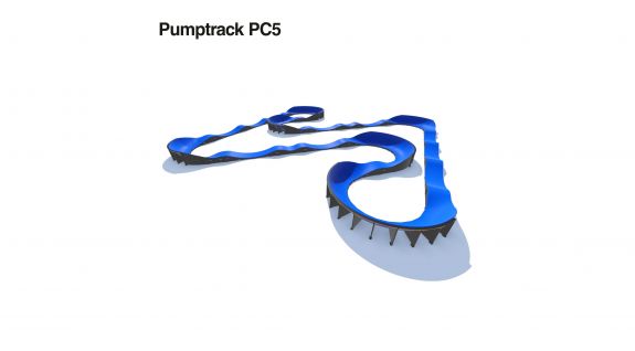 Pumptrack compozit PC5 - loc de joaca biciclete