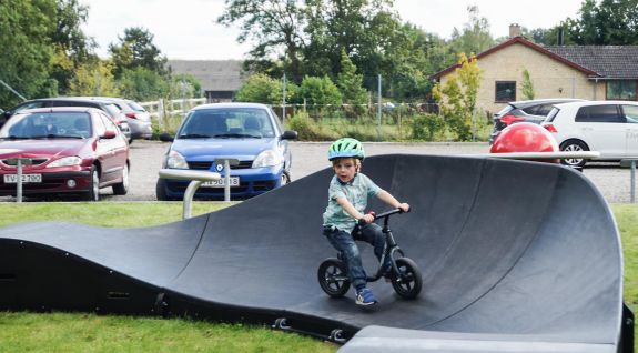 Велосипедна доріжка Pumptrack з модулів